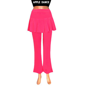 국산 핑크 원형 라운드 기본 랩바지 댄스바지 에어로빅복 라인댄스복